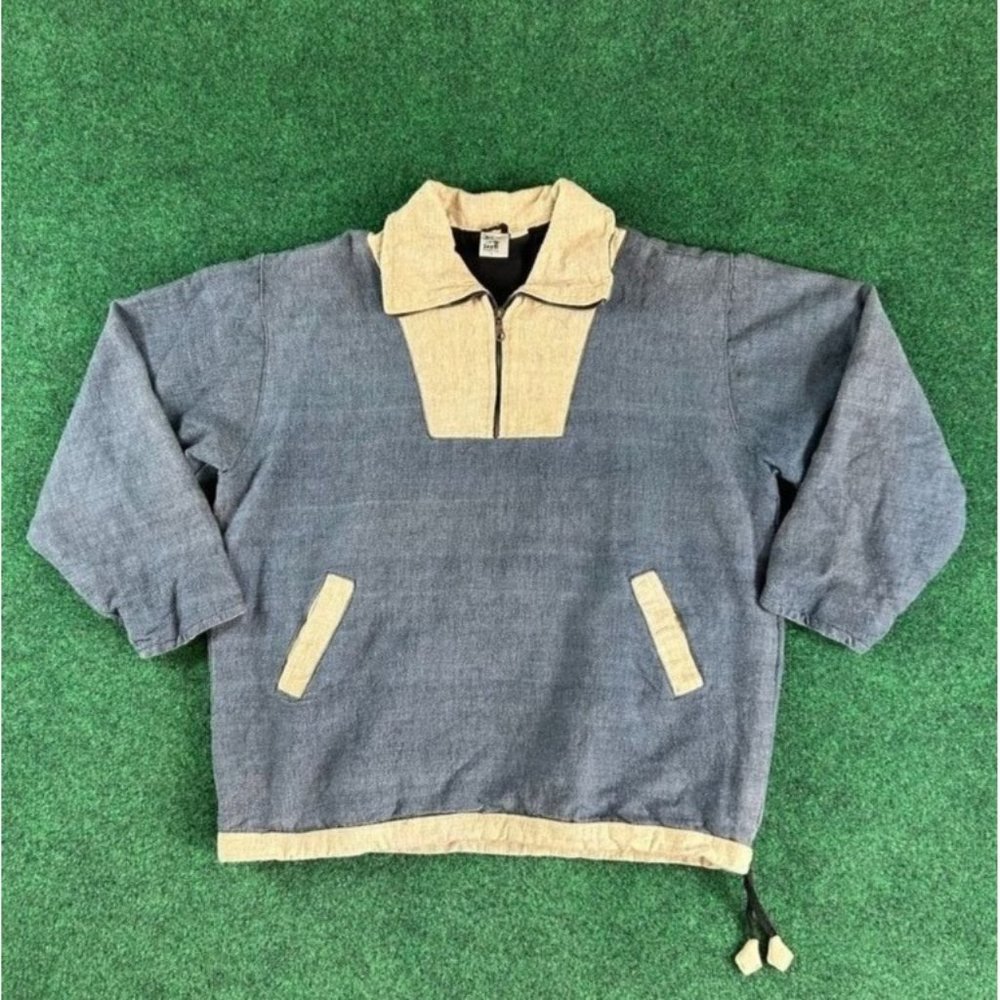 Jayli Imports What the World Wears Blue Pullover Sweater‎ Size Large